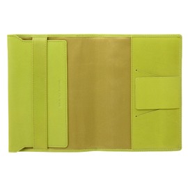 Oil Pull Up Leather Book Cover (S) Paperback Version Size Paperback Book Size Leather Stylish Cute Simple Thickness Adjustable One Size Fits Most SL-O-002 (Light Green)