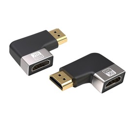 YFFSFDC HDMI to HDMI Adapter(Left and Right Facing 90 Degree + 270 Degree)