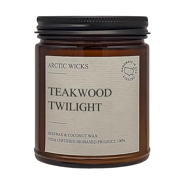 Arctic Wicks Scented Coconut Beeswax Candles | Coconut Beeswax Non