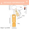 JunyiDIY Emergency Medical Alert Keychain with Whistle and Gourd Pill