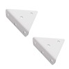 2Pcs Triangle Shelf Bracket 85 x 100mm Invisible Triangle Wall