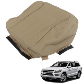 ANTUKO Driver Bottom Leather Seat Cover Tan Replacement for 2013-2016 GL350 GL450 Sport Utility 4-Door