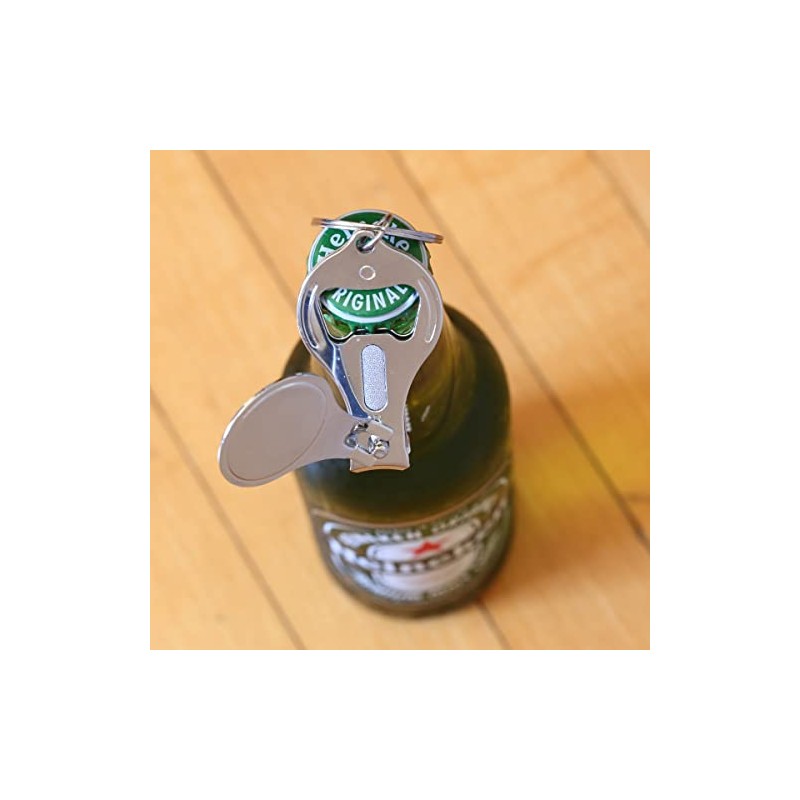 Mermaid Cliffs Nail Clippers Plus Bottle Opener Keychain