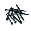 8 x 1-1/4 HighPoint Round Washer Head Woodworking Screws, Black