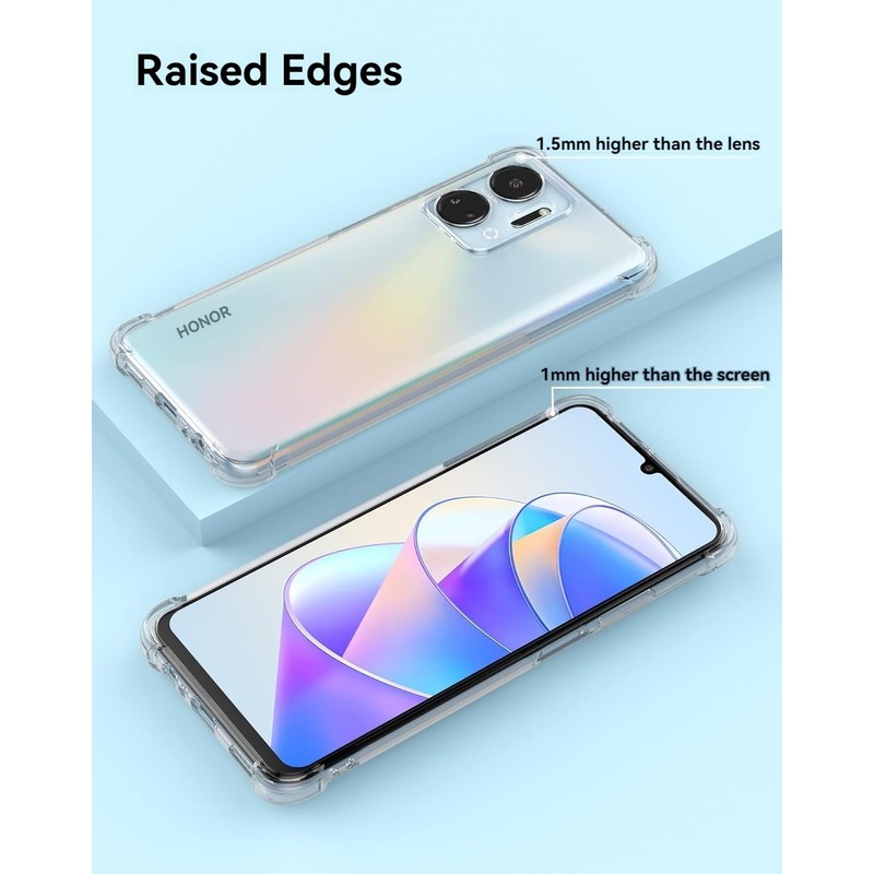 USTIYA Funda para Honor X7A 4G Case Uso Rudo Bumper,Shock-Absorción