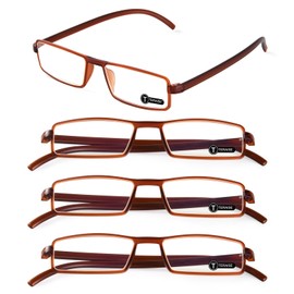 TERAISE Reading Glasses for Men 4-Pack Ultralight Blue Light Blocking Reader Upgrade Computer Reading Glasses Anti-Eye Strain(1.5X)