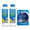 Glisten Dishwasher Magic Machine Cleaner & Disinfectant 2-Pack and Cooktop