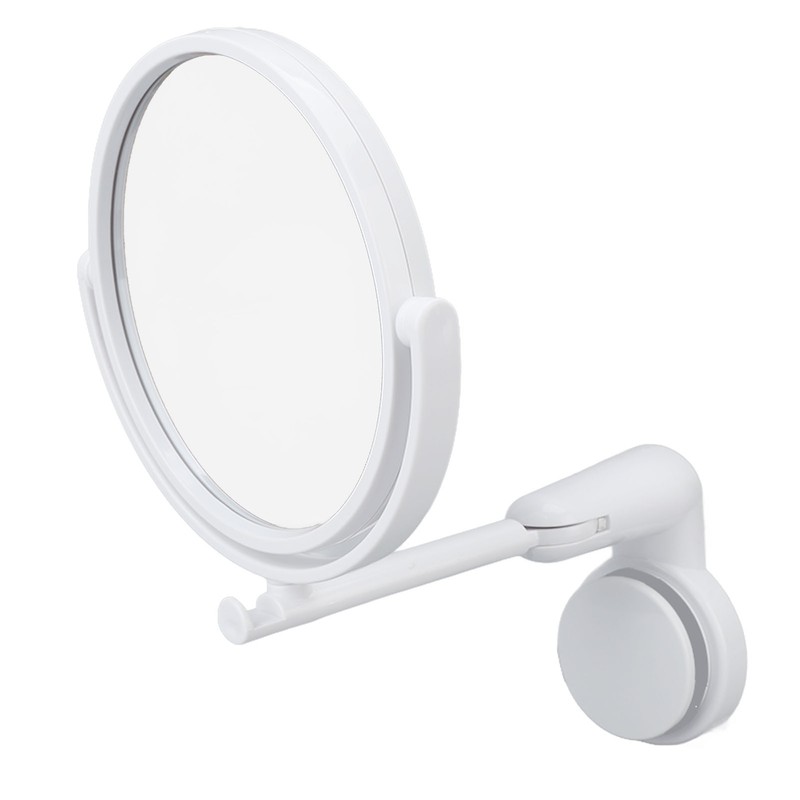 Wall Mount Makeup Mirror 360 Degree Rotation Clear Undistorted Single