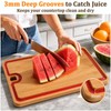 Non Toxic Bamboo Cutting Board for Kitchen: Healthy & Food