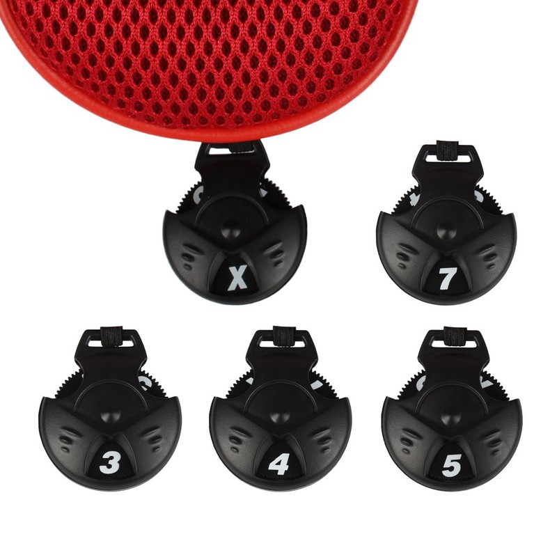 Andux Long Neck Golf Hybrid Club Head Covers with Dial