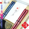 Wakasa Lacquerware Couple Chopsticks with Coloring Maki-e Chopsticks Rest in