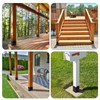 6x6 Post Base 4 Pcs,(Inner Size 5.6''x5.6'') Wood Fence Post