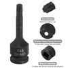 sourcing map T45 Torx Bit Socket 1/2" Drive 6 Point
