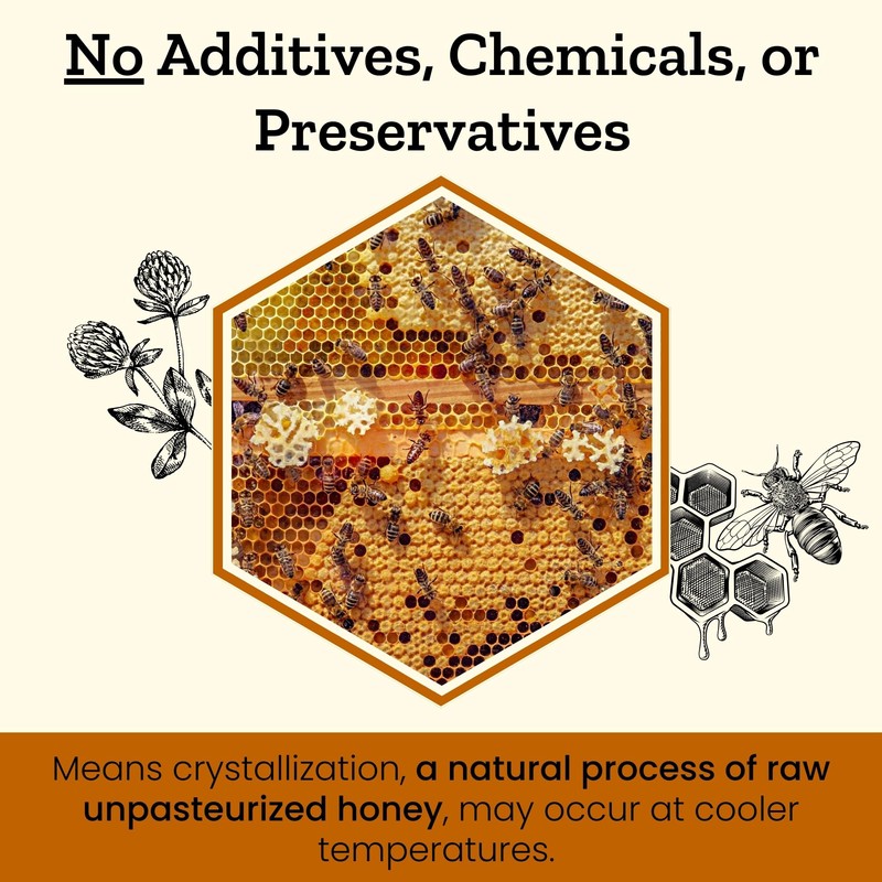 Altay Raw Mountain Honey - 100% Pure, Unfiltered, Unpasteurized, Ethically