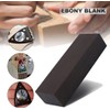 Ebony Wood Blank 12 x 4 x 2.5 cm Black