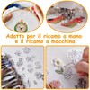 Siumir 12 Pezzi Stabilizzatore per Ricamo A4 29,7x21cm, Carta Tracciabile