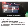 RS-60E3/RR100 for Canon/Fuji Remote Camera Cable Small Shutter Release Remote