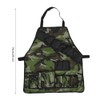MultiFunction BBQ Apron Waterproof Dirt Resistant Cooking Apron with MultiPocket