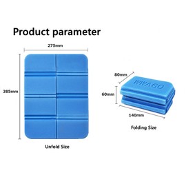 2PCS Folding Foam Sit Mat Thermally Insulated Folding Seat Pad Moisture-Proof Folding Seat Mat XPE Portable Waterproof Mat for Outdoor Camping Park Picnic Hiking Playground