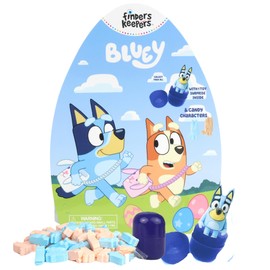 Bluey Easter Finders Keepers Gift Egg with Candy, 2025 Basket Stuffers, 1.76 Ounces