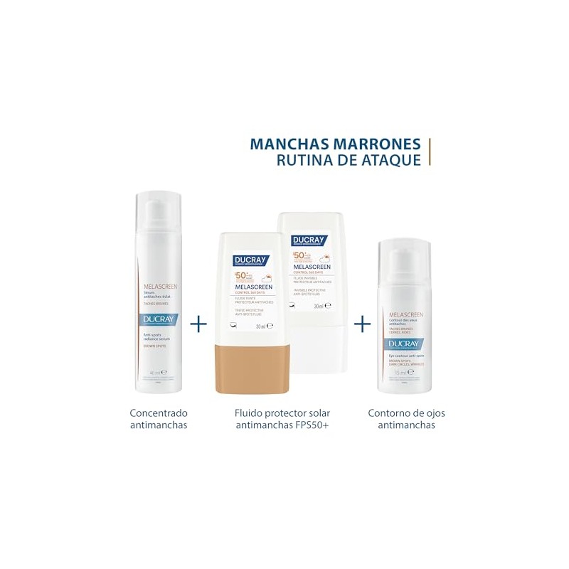DUCRAY, Melascreen Control 365 Fluido Protector Antimanchas FPS 50+ con