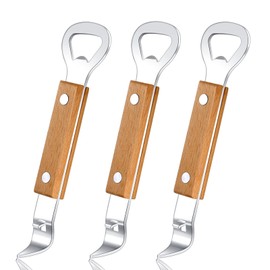 HANCELANT Can Punch Bottle Opener, Manual Stainless Steel Can Opener 3 Pack