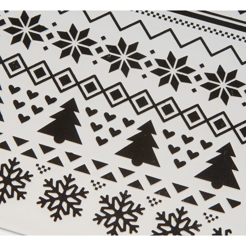 docrafts Fairisle - Sagoma per goffratura, Formato A4