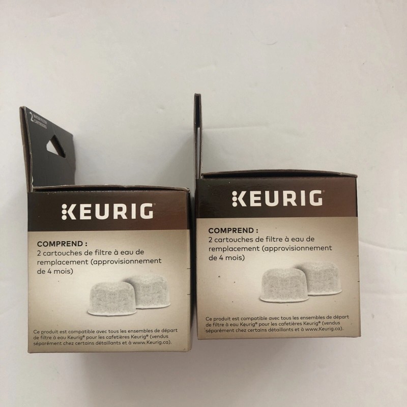 KEURIG Genuine Water Filter Replacement Cartridges 2-Pack Lot