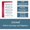 LoLoud Graduation Card, Inspirational Congratulation Card for High School College