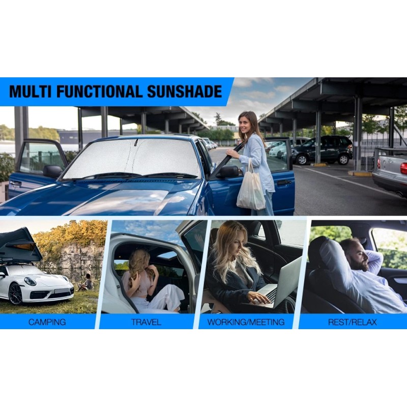 Neverland Car Windshield Front Window Sun Shade Cover Visors UV