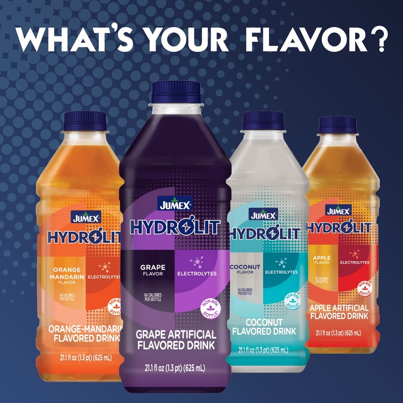 Jumex Hydrolit Grape Flavor 21.1 fl oz 12-Pack