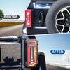 Taillight Covers Compatible with Ford Bronco Tail Light Protector Guard