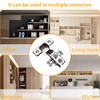 Premium Soft Close Hinges, Half Overlay Hidden Cabinet Hinges for
