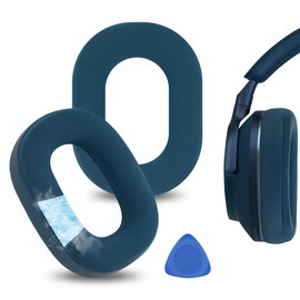 Geekria Sport Cooling-Gel Replacement Compatible Ear Pads for Bowers & Wilkins Px8, Px7S2 (Do Not Fit Px7, Px7S2e) Headphones, Ear Cushions (Blue)