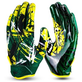 PLAYEUR Cheetah Rapid Strike Series Football Gloves – Unleash Speed, Supreme Grip – Long-Lasting Performance for Adult, Kids & Youth Football Gloves – The Ultimate Athletic Gift