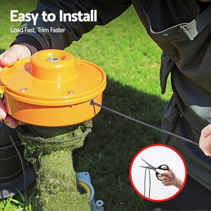 Giantz 100M Electric Whipper Snipper Grass Trimmer Line 2.4mm Star-Shaped