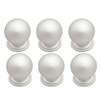 BOZONLI Pack of 6 Matt Ball Knobs, Drawer Knobs, Furniture
