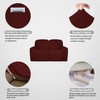 Easy-Going 100% Dual Waterproof Recliner Loveseat Cover, 6-Pieces Stretch Relining