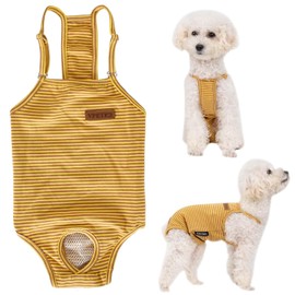 Dog Nappies Reusable for Female Dogs, Washable Sanitary Towels Panties, Anti-Male Protective Pants & Safety Pants for Female Dogs, Adjustable Eco Nappy Pants (M)