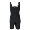 Aquarti Women's Swimming Costume with Leg Closed Back, Black /