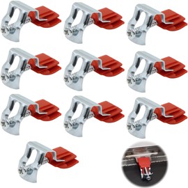 Sink Bow Mounting Brackets Mounting Brackets - Sink Slot Clamp for Sink Mounting for Surfaces, Sink, Kitchen, Bathroom, Shower, Adjustable, Pack of 10, 50 x 25 x 18 mm