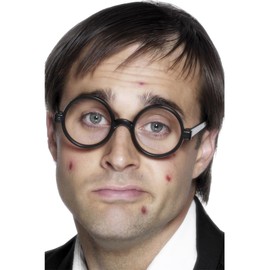 Schoolboy Specs, Black, No Lenses