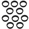 GZWZH 10PCS 1.5 Inch Plastic Snap on Guard Coils Nylon