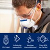 Dräger X-plore 1310V FFP1 Respirator Mask with Valve, Disposable Dust
