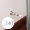 MEETOOT 10pcs Door Bumper Tips 0.4" White Door Stop Caps