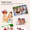 Kids Camera 2.0in IPS Screen Blue Comfortable Grip Rounded Body