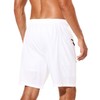 SILKWORLD Mens Swim Trunks with Compression Liner 7 Inch Quick