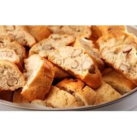 Poppie's Dough Gourmet Biscotti Gift Box - Rustic Almond (1 LB) | Gourmet Almond Biscotti Italian Cookies