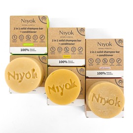 Nyok Niyok Shampoo Bar Set of 3 / Niyok 니욕 샴푸바 3개 세트