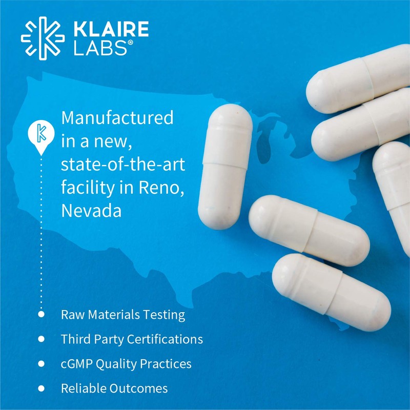 Klaire Labs Magnesium Chelate Powder - Fast-Dissolving 200 Milligrams High